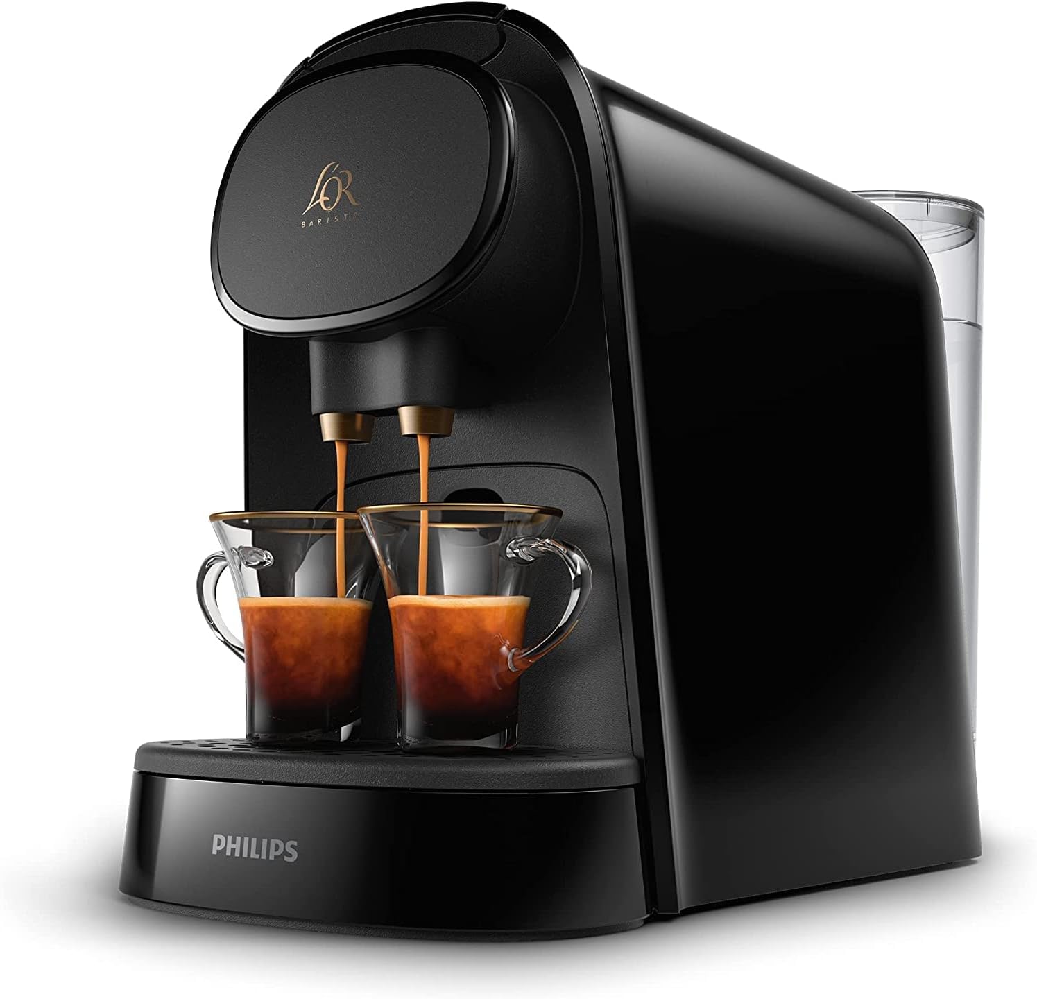 L'Or Barista Original, Machine à café à Capsules, Double Capsule, Double Plaisir, Noir, LM8012/60