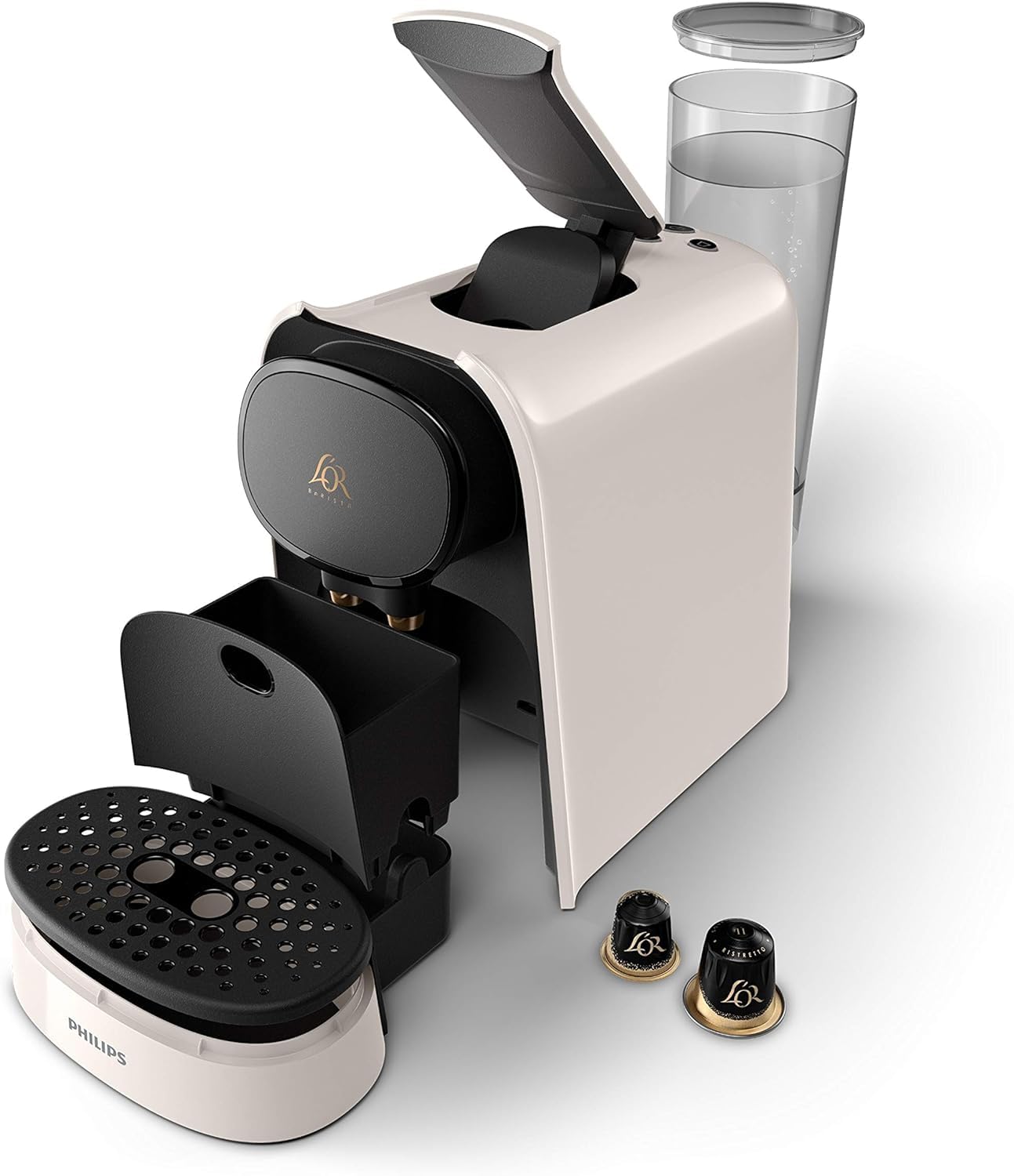L'Or Barista Original, Machine à café à Capsules, Double Capsule, Double Plaisir, Blanc, LM8012/00