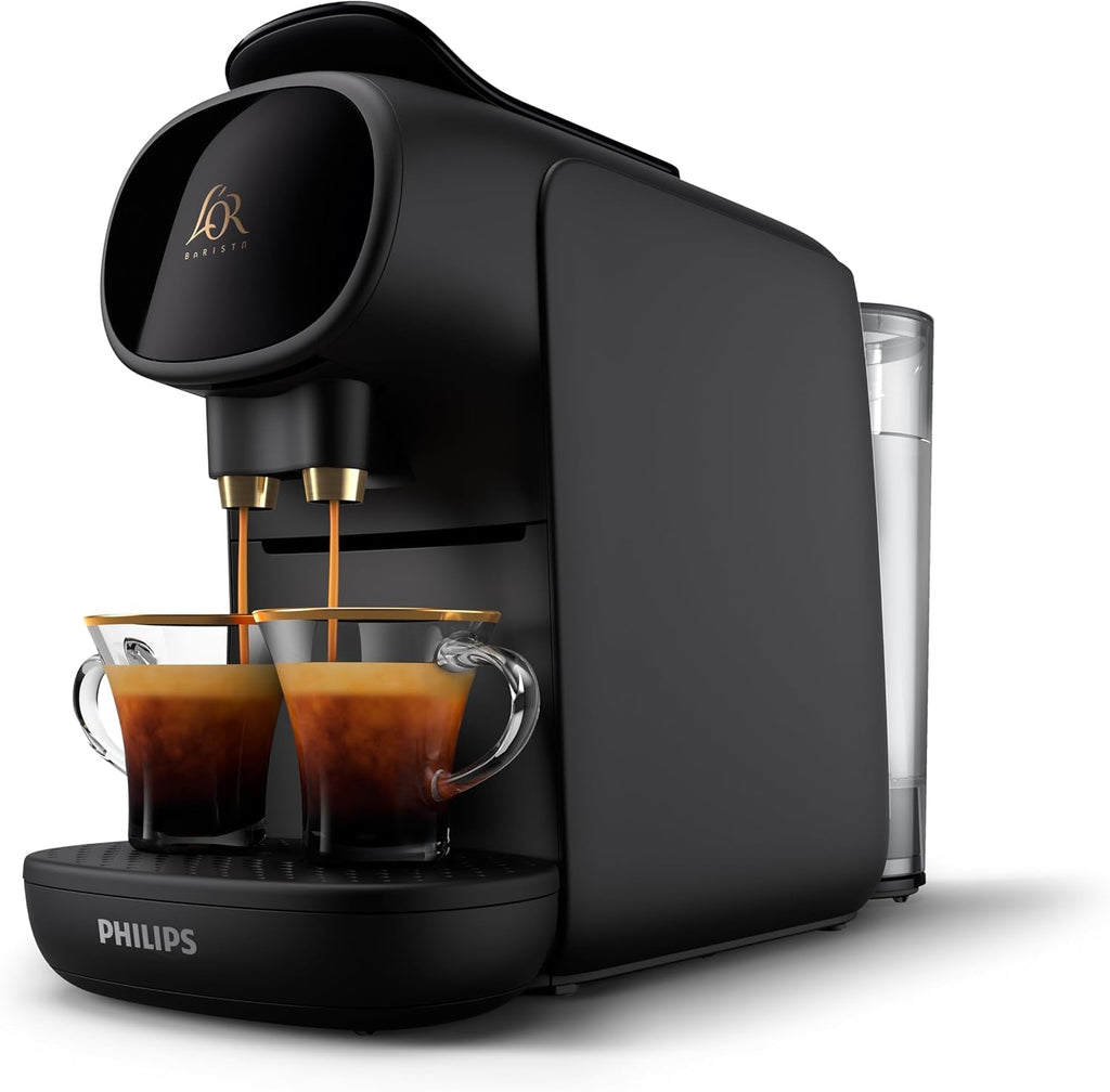 L'Or Barista Cafetière à capsules Sublime - machine à café à 19 bars, Noir LM9012/60