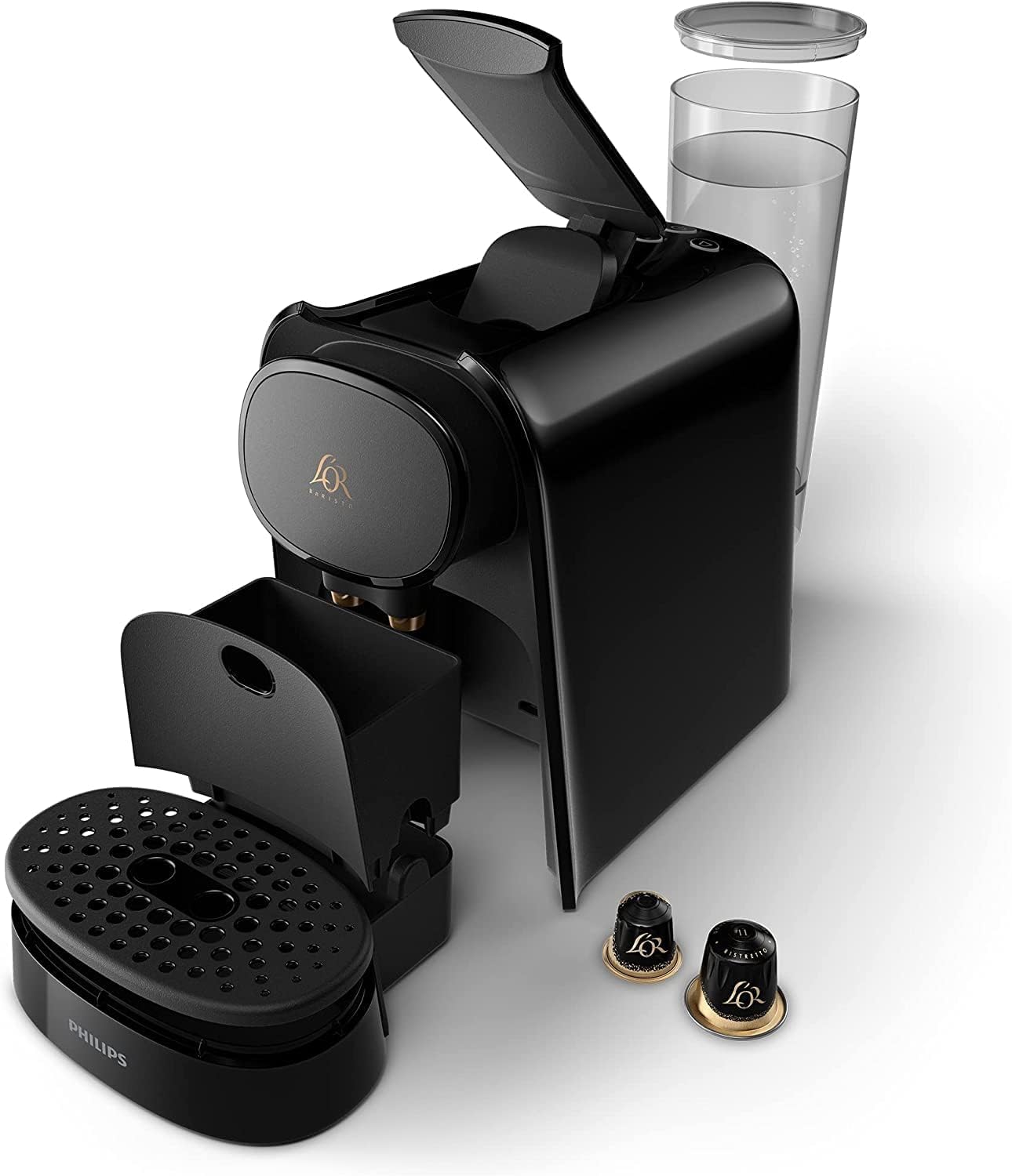 L'Or Barista Original, Machine à café à Capsules, Double Capsule, Double Plaisir, Noir, LM8012/60